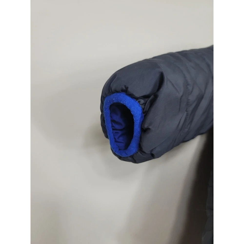 Children's Place Kids Puffer Jacket Size Small 5/6 Navy Blue Winter Coat Fleece